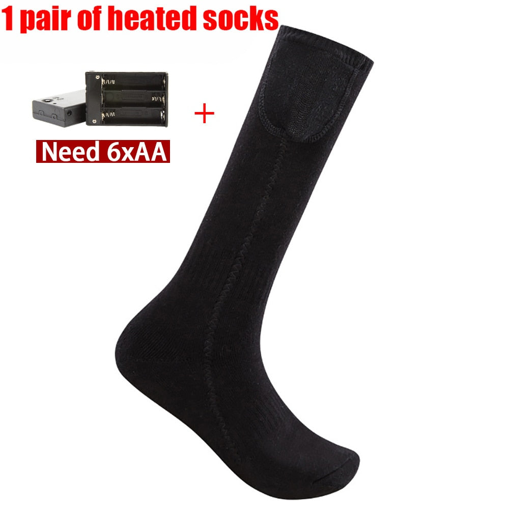 Electric Socks Rechargeable Electrically Heated Warm Hiking  Hunting Three-Speed Temperature Control Comfortable Winter Outdoor Sports ShopOnlyDeal