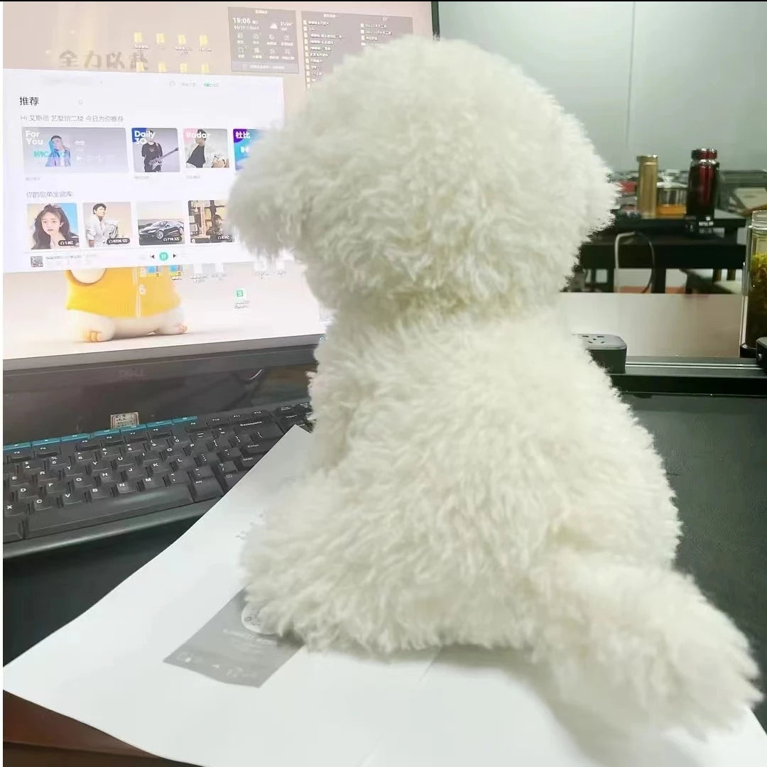 Cute Simulation Curly Dog Bichon Dog Plush Toy Kawaii Real Life Plush Toys Girl Birthday Girlfriend Gift Accessories ShopOnlyDeal