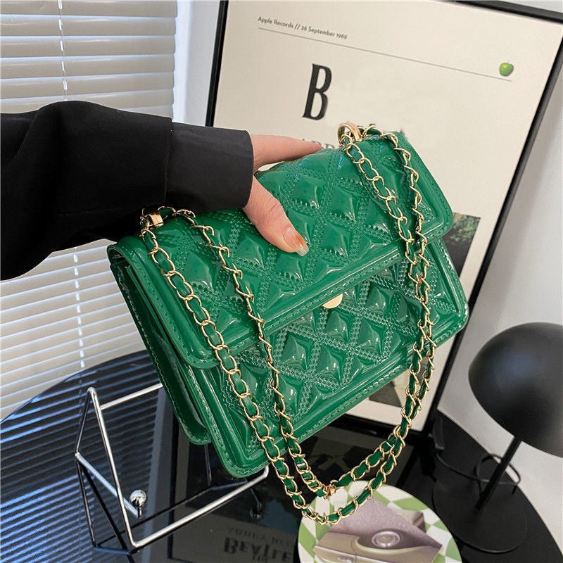 Green Crossbody Bag For Women Messenger Bags High Quality PVC Purses And Handbags Bolsa Feminina 2022 New Women Shoulder Bag ShopOnlyDeal