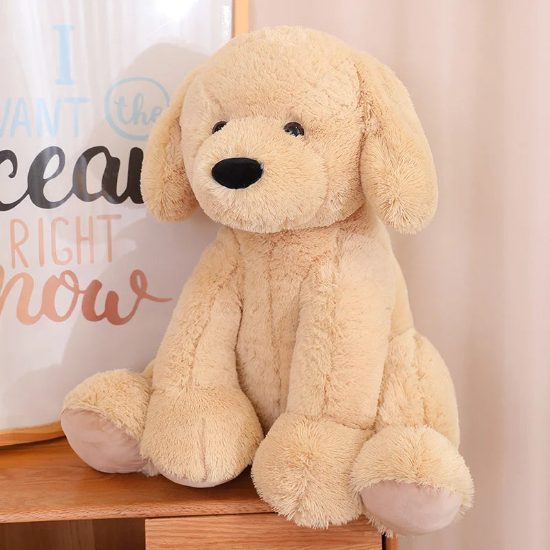 Big 60cm Lovely Golden Retriever Dog Plush Toys Kawaii Labrador Dog Dolls Stuffed Soft Animal Dolls Home Decor Gift For Children ShopOnlyDeal