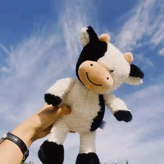 Soft Plushie Cow Toys 23/30cm Stuffed Animal Milk Cattle Dolls For Kids Appease Toy Cute Cow Nap Plush Pillow Gifts For Friends ShopOnlyDeal