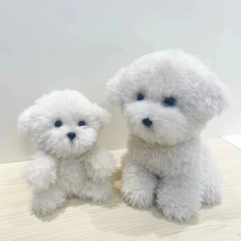 Cute Simulation Curly Dog Bichon Dog Plush Toy Kawaii Real Life Plush Toys Girl Birthday Girlfriend Gift Accessories ShopOnlyDeal