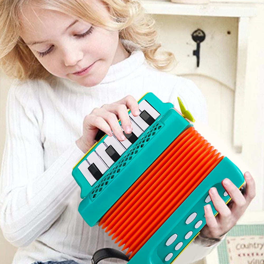 Accordion Toy for Kids | 10 Keys 8 Bass | Musical Instrument Educational Toy | Gifts for Toddlers, Beginners, Boys & Girls ShopOnlyDeal