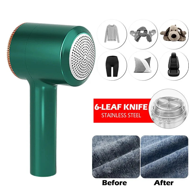 USB Electric Rechargeable Lint Remover | Hair Ball Trimmer | Fuzz Clothes Sweater Shaver | Reels Removal Device ShopOnlyDeal