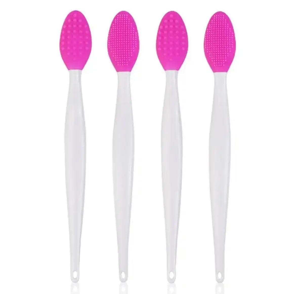 1PC/4PCS  Beauty Skin Care Wash Face Silicone Brush Exfoliating Nose Clean Blackhead Removal Brushes Tools With Replacement Head ShopOnlyDeal