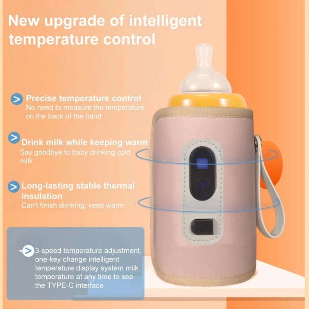 Portable USB Baby Milk Warmer | Nursing Bottle Heater for Car & Outdoor Travel ShopOnlyDeal