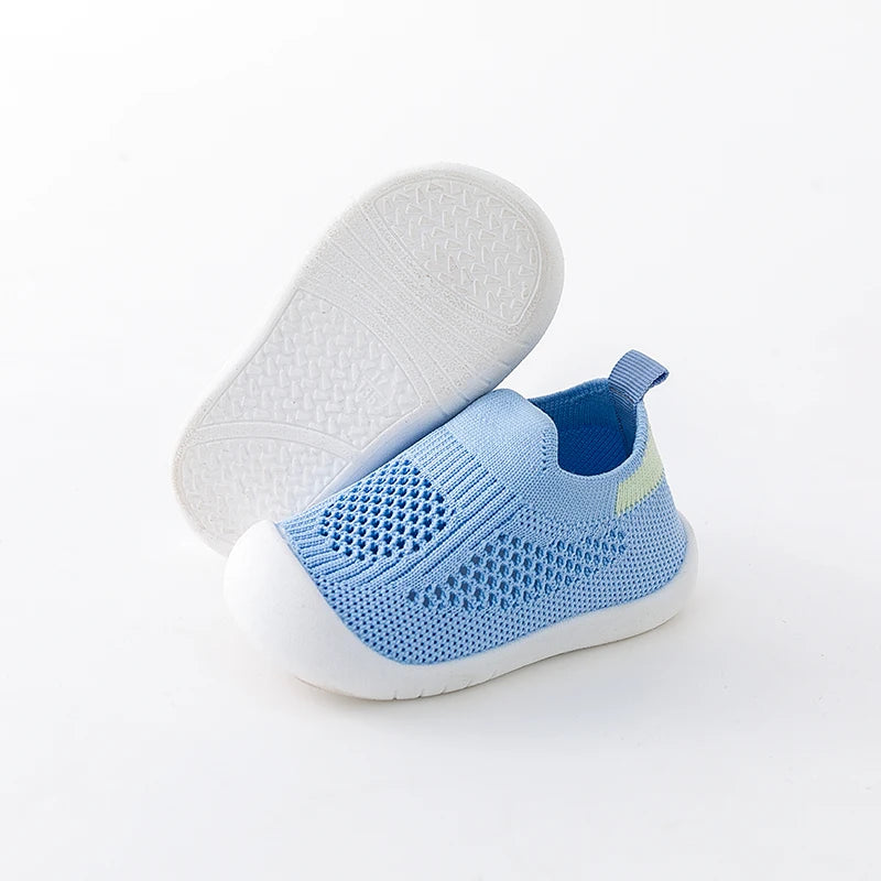 Spring Popular New Baby Shoes Mesh Knit Breathable Kid Girls Boys 0-3T Summer Slip-On Casual Sneakers Toddler Non-Skid Prewalker ShopOnlyDeal