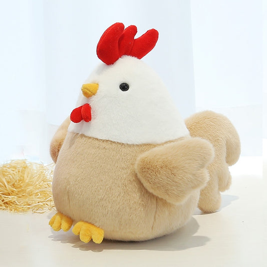 23CM Cute Chicken Plush Doll Toys Children Animal Hen Plush Toy Boys Girls Sleeping Soft Stuffed Chicken Doll Birthday Gifts ShopOnlyDeal