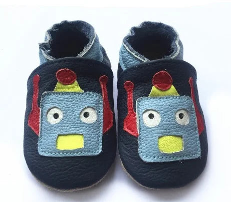 Baby Shoes Cow Leather Bebe Booties Soft Soles Non-Slip Footwear For Infant Toddler First Walkers Boys And Girls Slippers ShopOnlyDeal