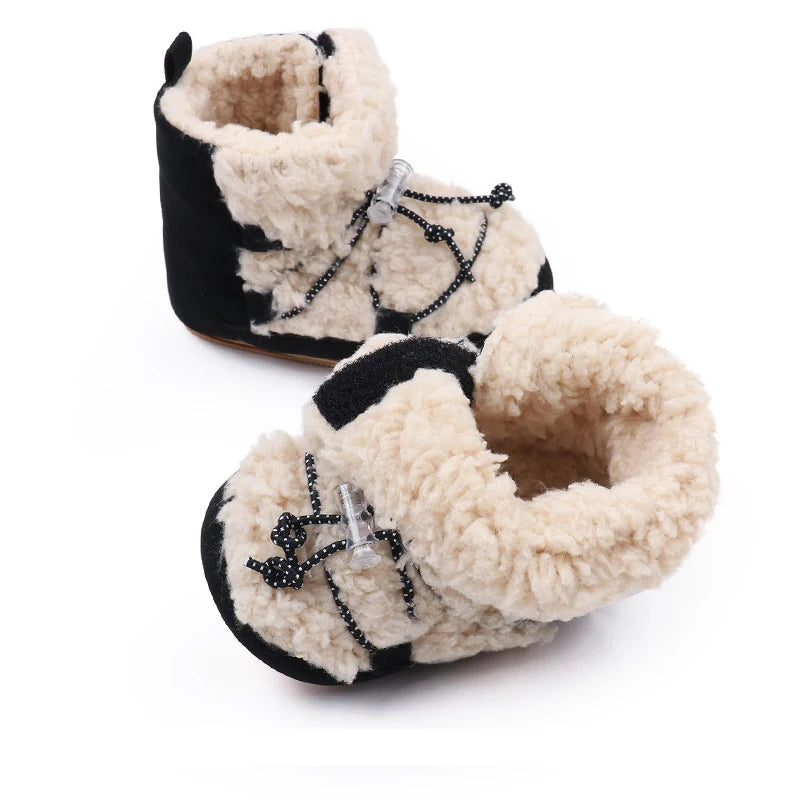 Baby Boys Baby Girls Padded Boots Lower Non-Slip Newborn Shoes Toddler Walking Shoes ShopOnlyDeal