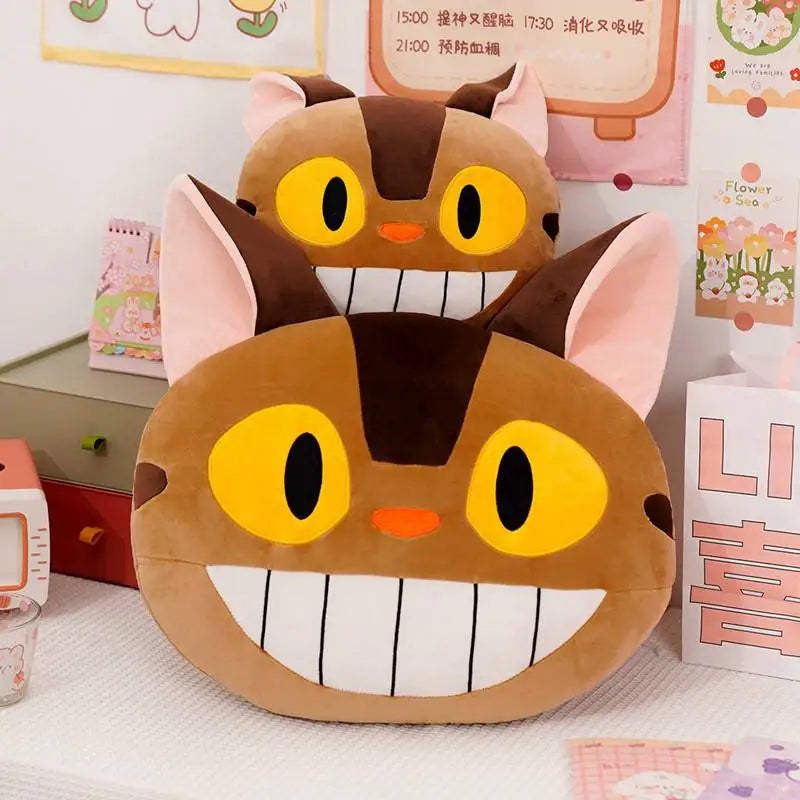 35cm/52cm Cute Cartoon Animation Bus Totoro Doll Soft Plush Animal Toys Stuffed Black Cat Kawaii Gift Toys For Children ShopOnlyDeal