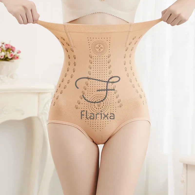 High Waist Women's Strong Flat Belly Panties Seamless Tummy Control Body Shaping Underwear Postpartum Slimming Briefs ShopOnlyDeal
