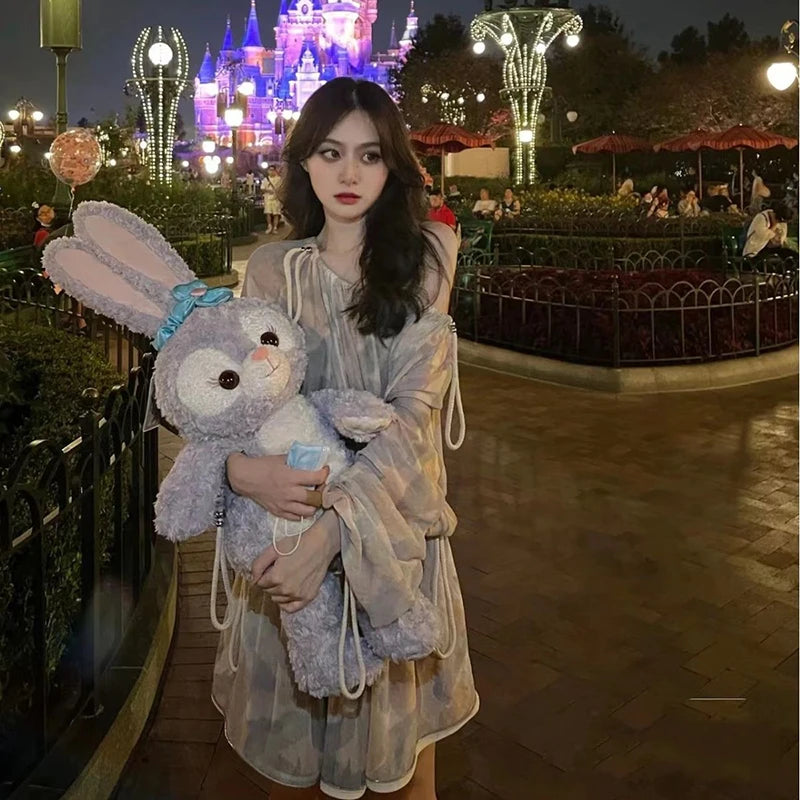 130cm Disney Star Delu Doll Large Plush Toy Rabbit Doll Cute Cloth Doll Girl Sleep Pillow Birthday Gift Children's Plush Toy ShopOnlyDeal