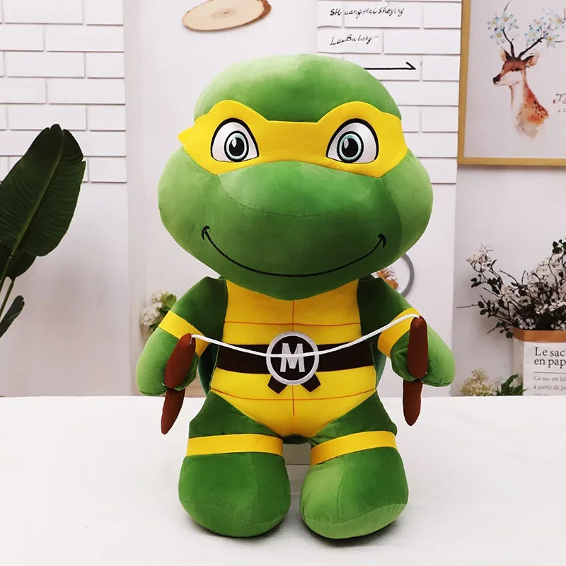 2023 New Q Version Teenage Mutant Ninja Turtles Cute Plush Doll Big Eyed Turtle Variant Era Doll Pillow Rag Doll Birthday Gift ShopOnlyDeal