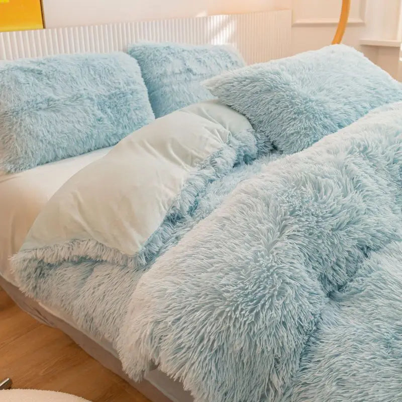 Long Shaggy Throw Blanket Bedding Sheet Large Size Warm Soft Thick Fluffy Sofa Sherpa Blankets Pillowcase Comforter Cover ShopOnlyDeal