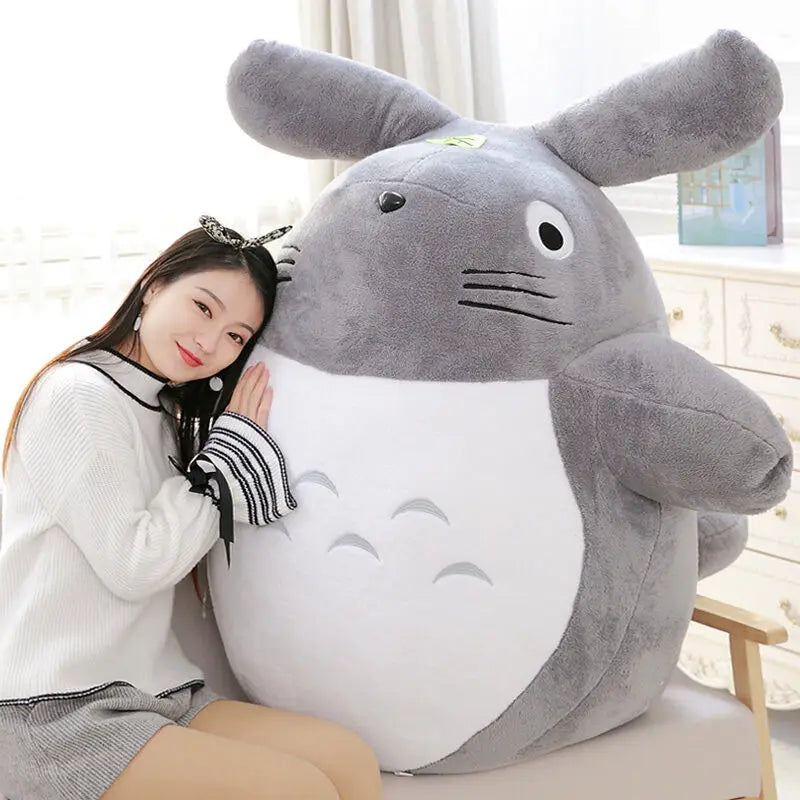 30-60cm Totoro Plush Toy Cute Plush Cat Japanese Anime Figure Doll Plush Totoro With Lotus Leaf Kids Toy Birthday Christmas Gift ShopOnlyDeal