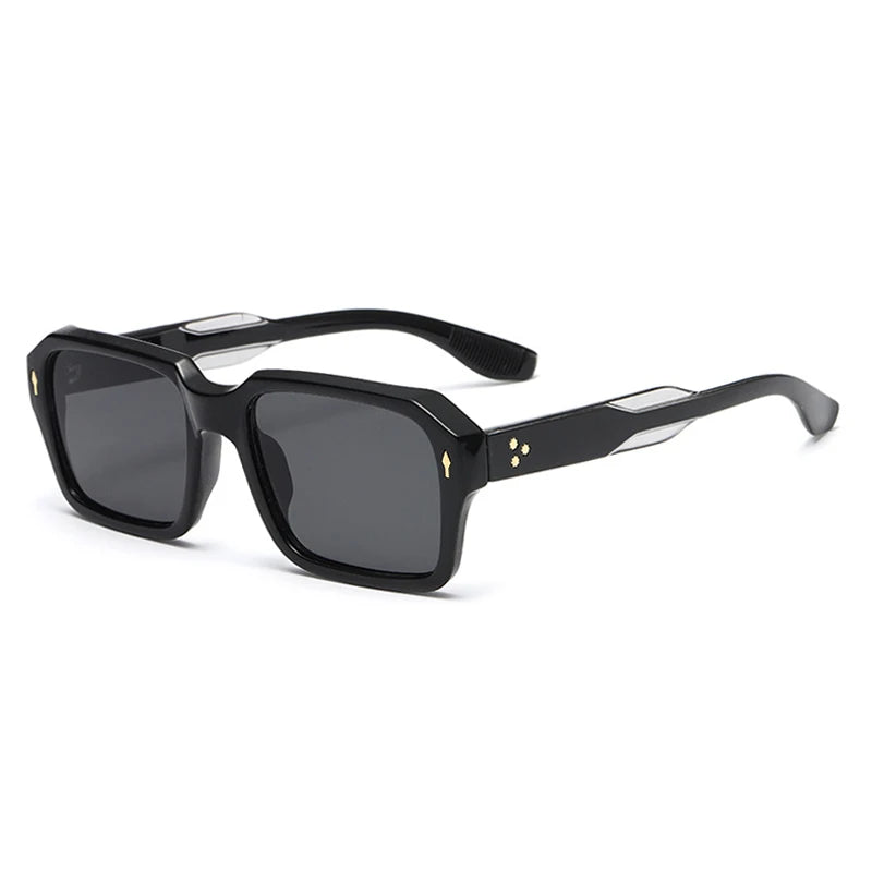 Vintage Square Women Sunglasses Fashion Double Color Men Trending Punk Rivets Gradient Sun Glasses Shades UV400 ShopOnlyDeal