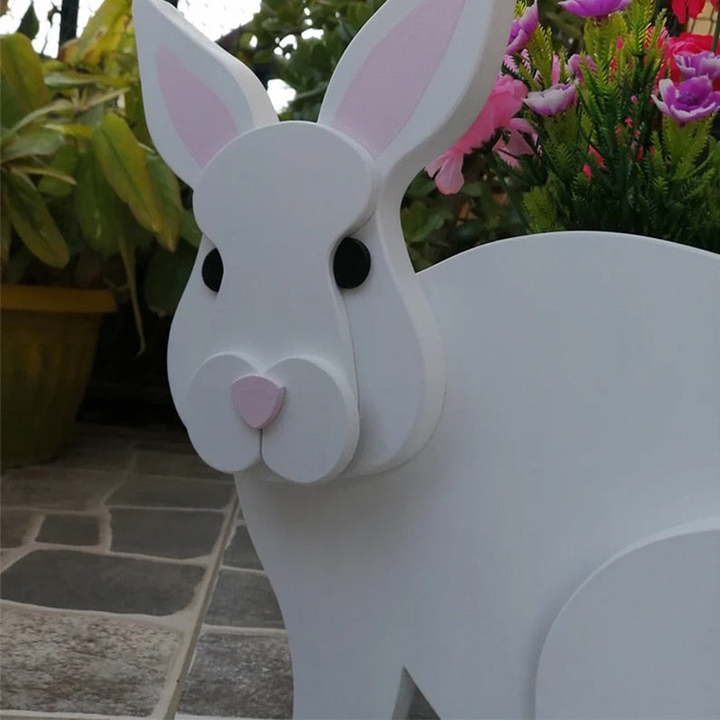 Farm Animals Garden Planter Flower Pot Cat Shape Planter Cows Horse Sheep Rabbit Bear Elephant Garden Pots DIY PVC Flower Highlander Cow Planter Garden Home Decor Forest Animals, Garden Decor ShopOnlyDeal