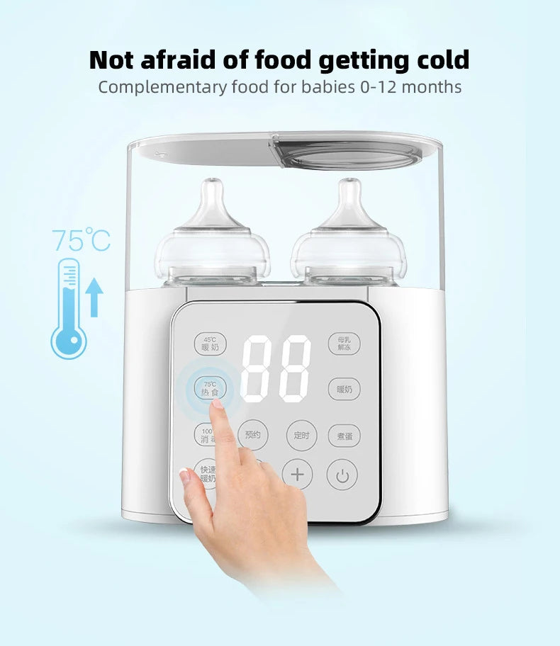 Baby Bottle Warmer Multi function Fast Baby Accessories Food Heater Milk Warmer Steriliser with ACcurate Temperature Control ShopOnlyDeal