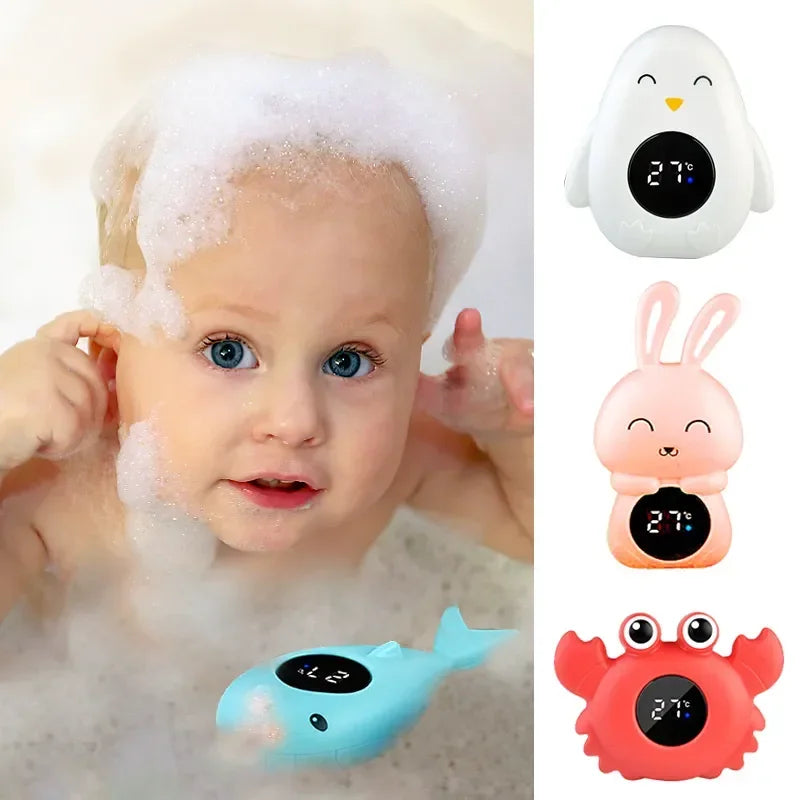 Baby Bath Temperature Meter | Floating Digital Water Thermometer | LED Display Temperature Tester | Safety Cartoon Design ShopOnlyDeal