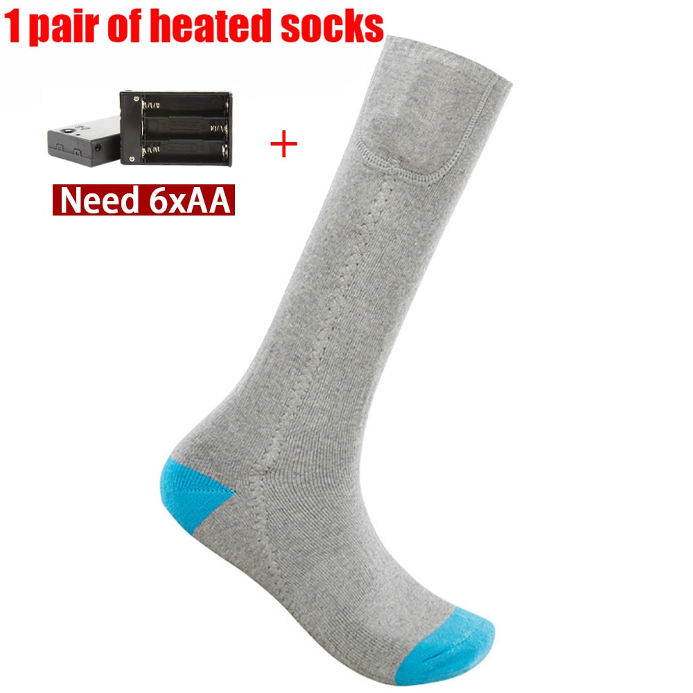 Electric Socks Rechargeable Electrically Heated Warm Hiking  Hunting Three-Speed Temperature Control Comfortable Winter Outdoor Sports ShopOnlyDeal