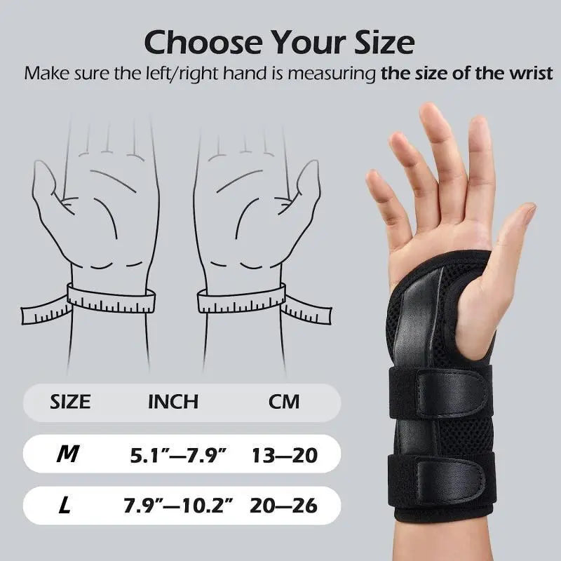 Adjustable Wrist Stabilizer Brace: Optimal Support for Carpal Tunnel, Tendonitis, and Arthritis Relief Yahame Healthy Store