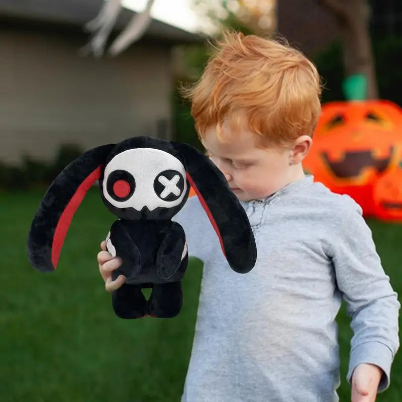 New Dark Reborn Rabbit Doll Plush Toy - Dreadful Scary Bunny Plush Pillow - Gothic Home Decor - Long Ears Rabbit Horror Doll - Kids Toys ShopOnlyDeal