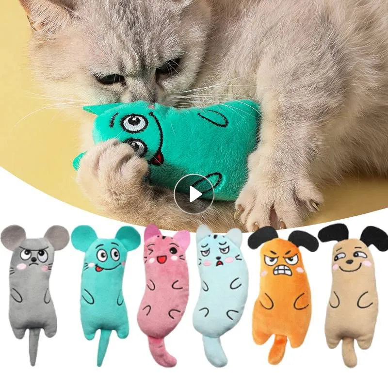 Cute Cat Toys Funny Interactive Plush Cat Toy Mini Teeth Grinding Catnip Toys Kitten Chewing Mouse Toy Pets Supplies Accessories ShopOnlyDeal