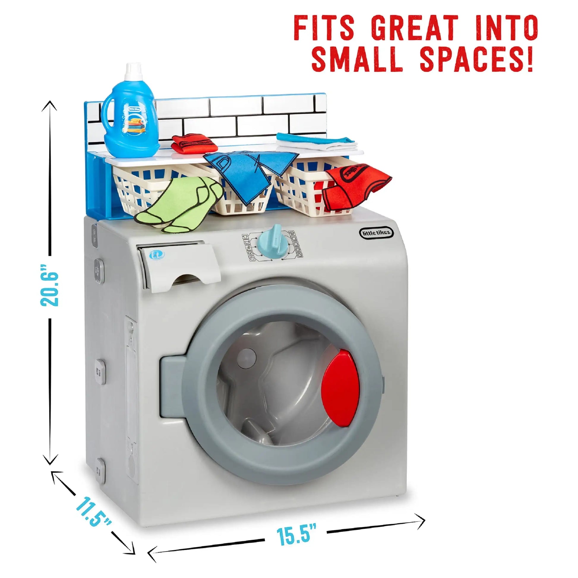 Kids First Washer-Dryer Realistic Pretend Play Appliance for Kids Toys ShopOnlyDeal