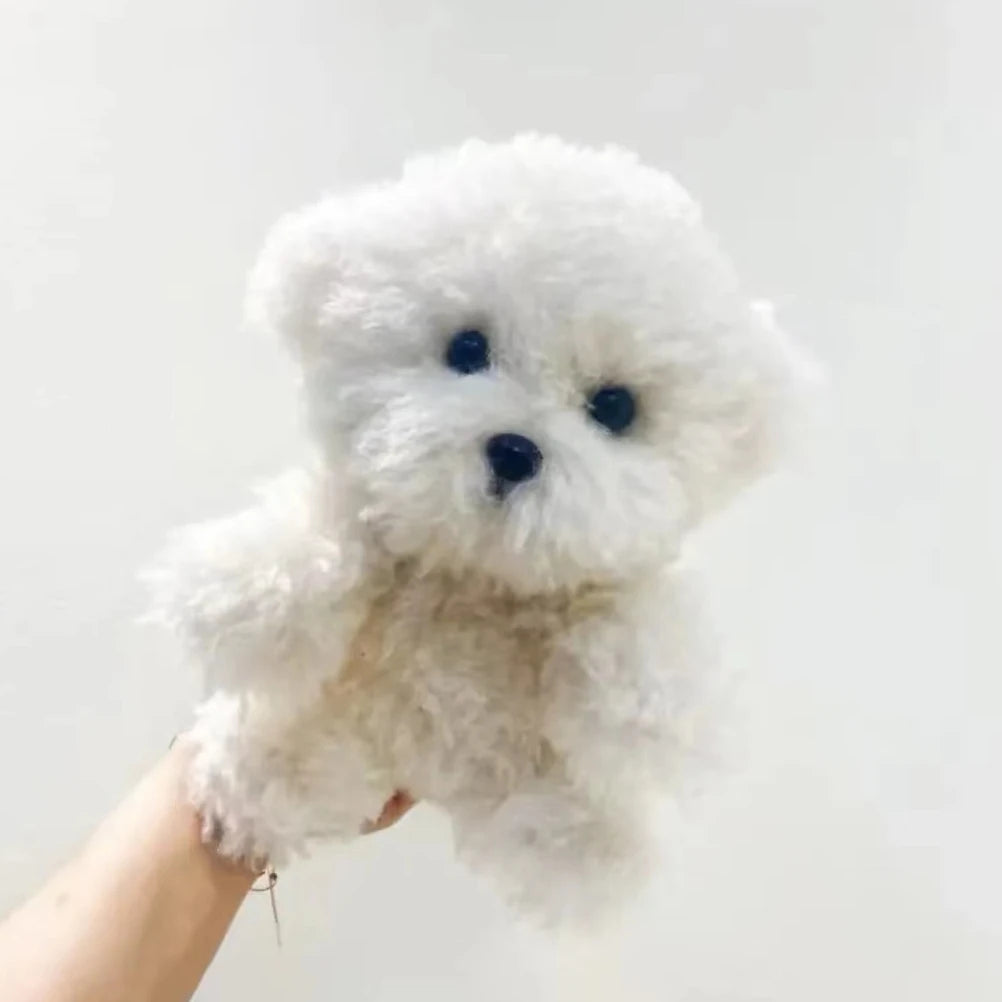 Cute Simulation Curly Dog Bichon Dog Plush Toy Kawaii Real Life Plush Toys Girl Birthday Girlfriend Gift Accessories ShopOnlyDeal