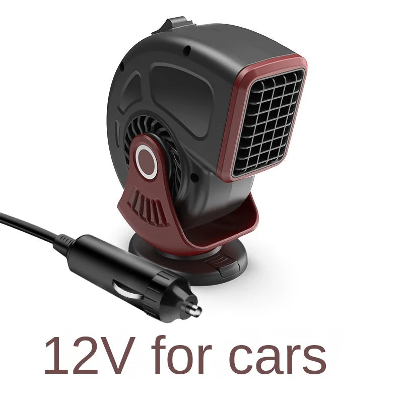 2 IN1 12V 150W Portable Car Heater Electric Cooling Heating Fan 360-Degree Electric Dryer Windshield Defogging Demister Defroste ShopOnlyDeal