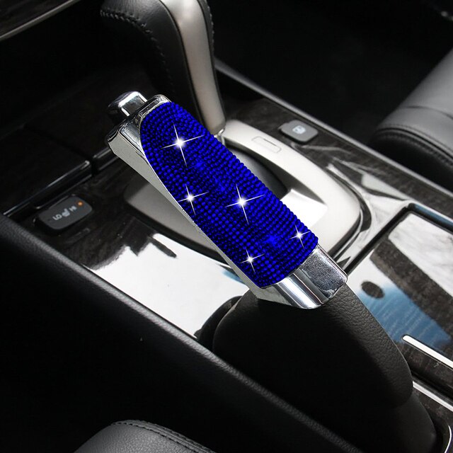 Luxury Diamond Car Gear Handbrake Cover Auto Decoration Rhinestone Universal Bling Car Accessories Interior for Women Girls ShopOnlyDeal