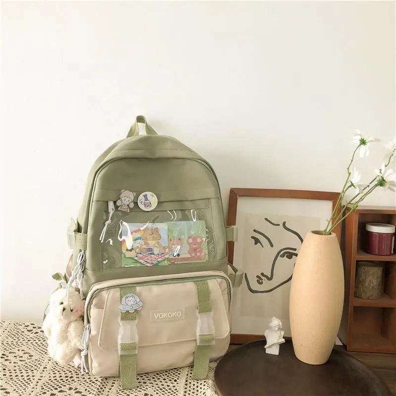 Kawaii Women Backpack Waterproof School Bag For Teenager Girl Student Bookbag Laptop Rucksack Cute Female Travel Bagpack Mochila ShopOnlyDeal