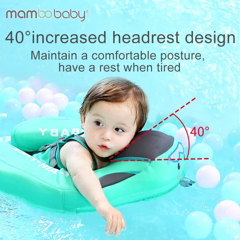 Mambobaby New Non-Inflatable Baby Swimming Float Seat Float Baby Swimming Ring Pool Toys Fun Accessories Boys Girls General ShopOnlyDeal