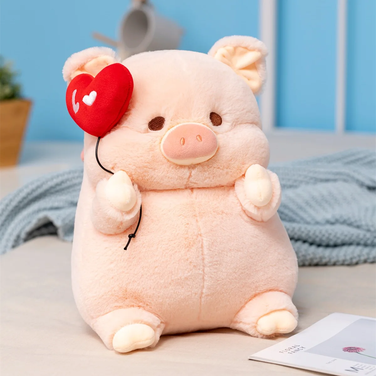 Kawaii Angel Lulu Pig Plush Toy - Adorable 20-30cm Cartoon Stuffed Animal - Soft Plushies Doll - Perfect Anime Gift for Kids, Babies, and Girls' Birthday ShopOnlyDeal