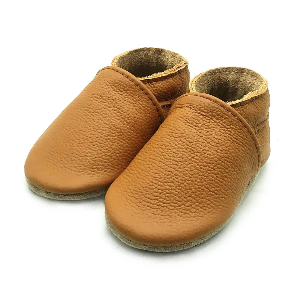 Soft Cow Leather Bebe Baby Shoes: Newborn Booties for Infant Toddler Moccasins - Ideal First Walkers' Slippers ShopOnlyDeal