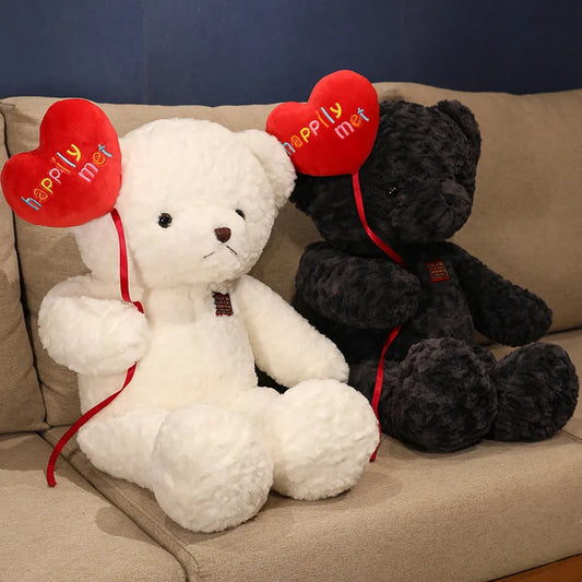 New confession love balloon teddy bear plush toys creative send girls Tanabata Valentine's Day dolls ShopOnlyDeal