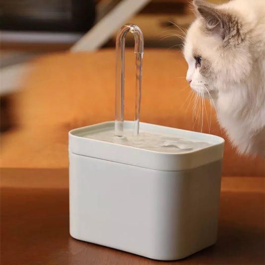 Ultra-Quiet Cat Water Fountain Filter Smart Automatic Pet Dog Water Dispenser&Burnout Prevention Pump1.5L Recirculate Filtrin ShopOnlyDeal