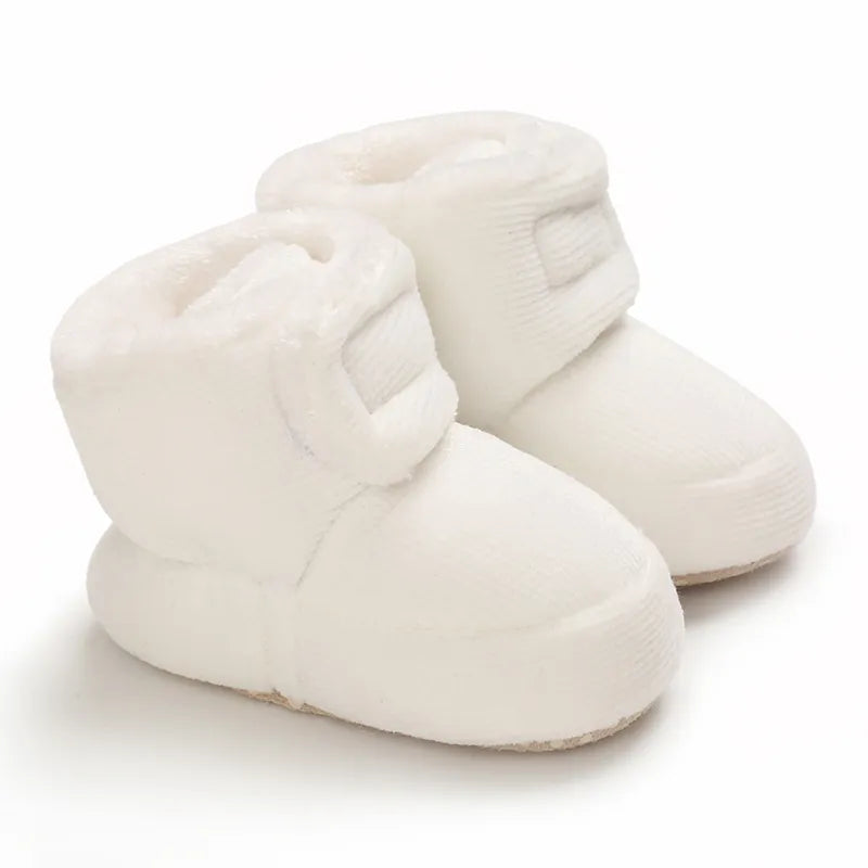 Winter Boots Baby Boy Girl Booties Snow Soft-sole Anti-slip Warm Flat Infant First Walker Baby Crib Shoes Corduroy boots 0-18M ShopOnlyDeal