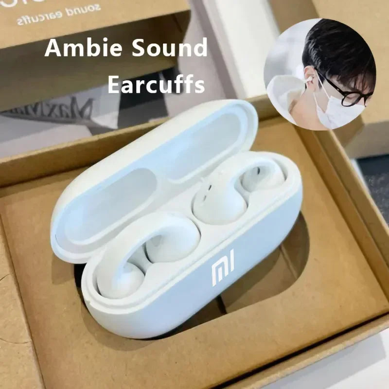 Xiaomi Sound Earcuffs Wireless Bluetooth Earphones TWS Earring Ear Hook Headphones Waterproof Earbuds Headset for IPhone Android ShopOnlyDeal