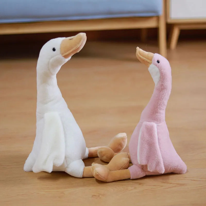 35cm Cute Long Neck Goose Stuffed Plush Doll Soft Stuffed Dolls Plushie Animals Toys For Kids Baby Children Birthday Gifts ShopOnlyDeal