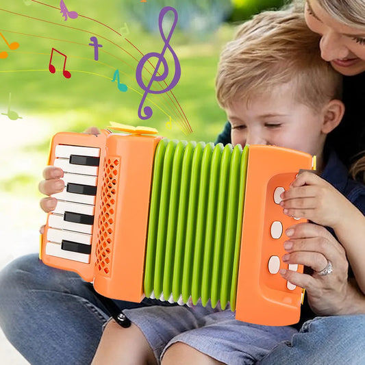 Accordion Toy for Kids | 10 Keys 8 Bass | Musical Instrument Educational Toy | Gifts for Toddlers, Beginners, Boys & Girls ShopOnlyDeal