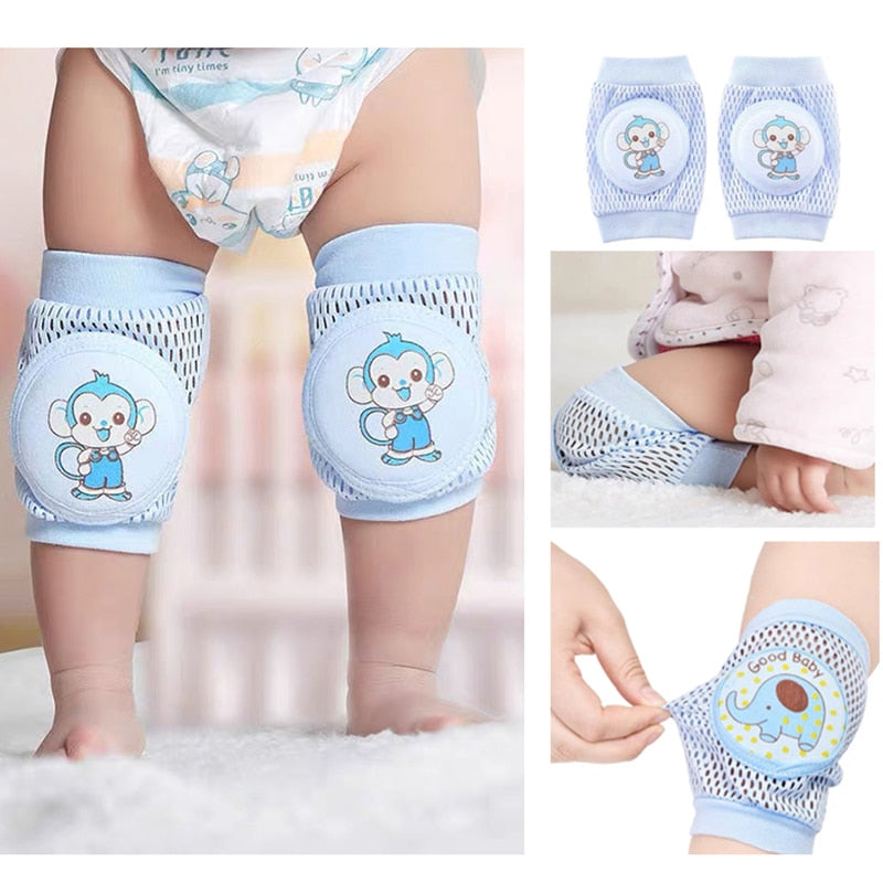 Kids Girl Boy Crawling Elbow Toddlers Baby Knee Pads Safety Mesh Kneepad Protector Leg Warmer Cushion Legging Infants Children ShopOnlyDeal