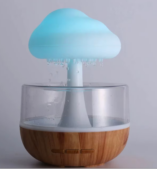 Original Rain Cloud Humidifier Essential Oil Diffuser Water Drip Night Light Gifts for Him Her ShopOnlyDeal