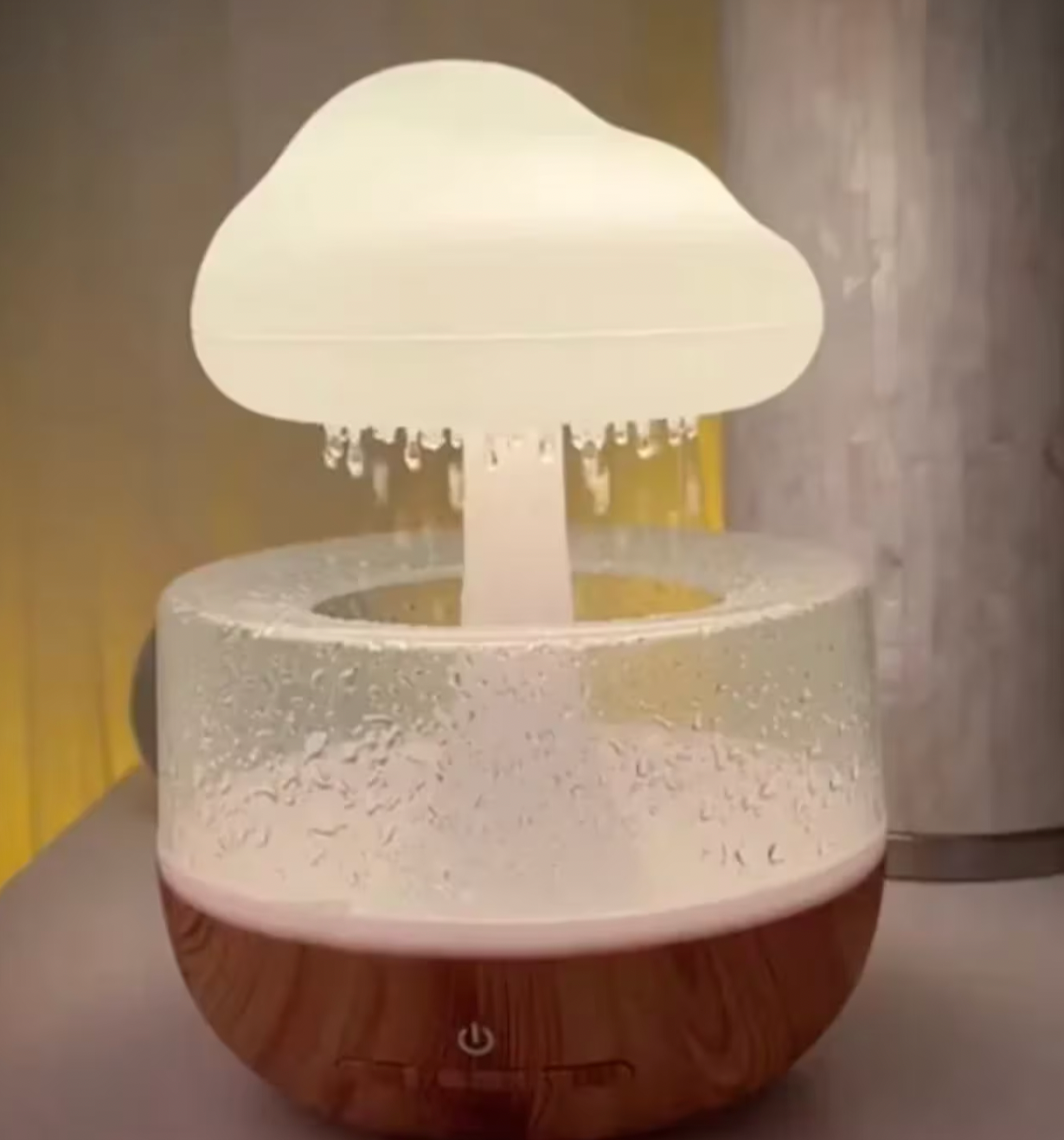 Original Rain Cloud Humidifier Essential Oil Diffuser Water Drip Night Light Gifts for Him Her ShopOnlyDeal