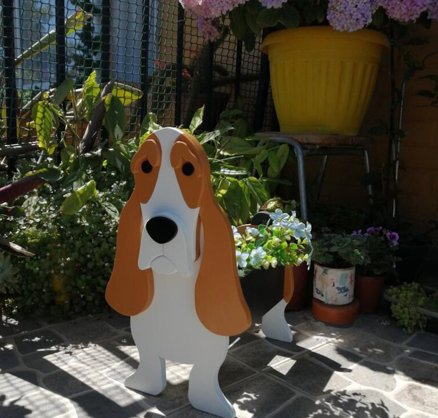 Corgi Dog Planter Garden Flower Pot Dog Shape Planter Schnauzer Bulldog Poodle Corgi Yorkshire Vase Pots DIY PVC Flower Planters Garden Home Decor ShopOnlyDeal