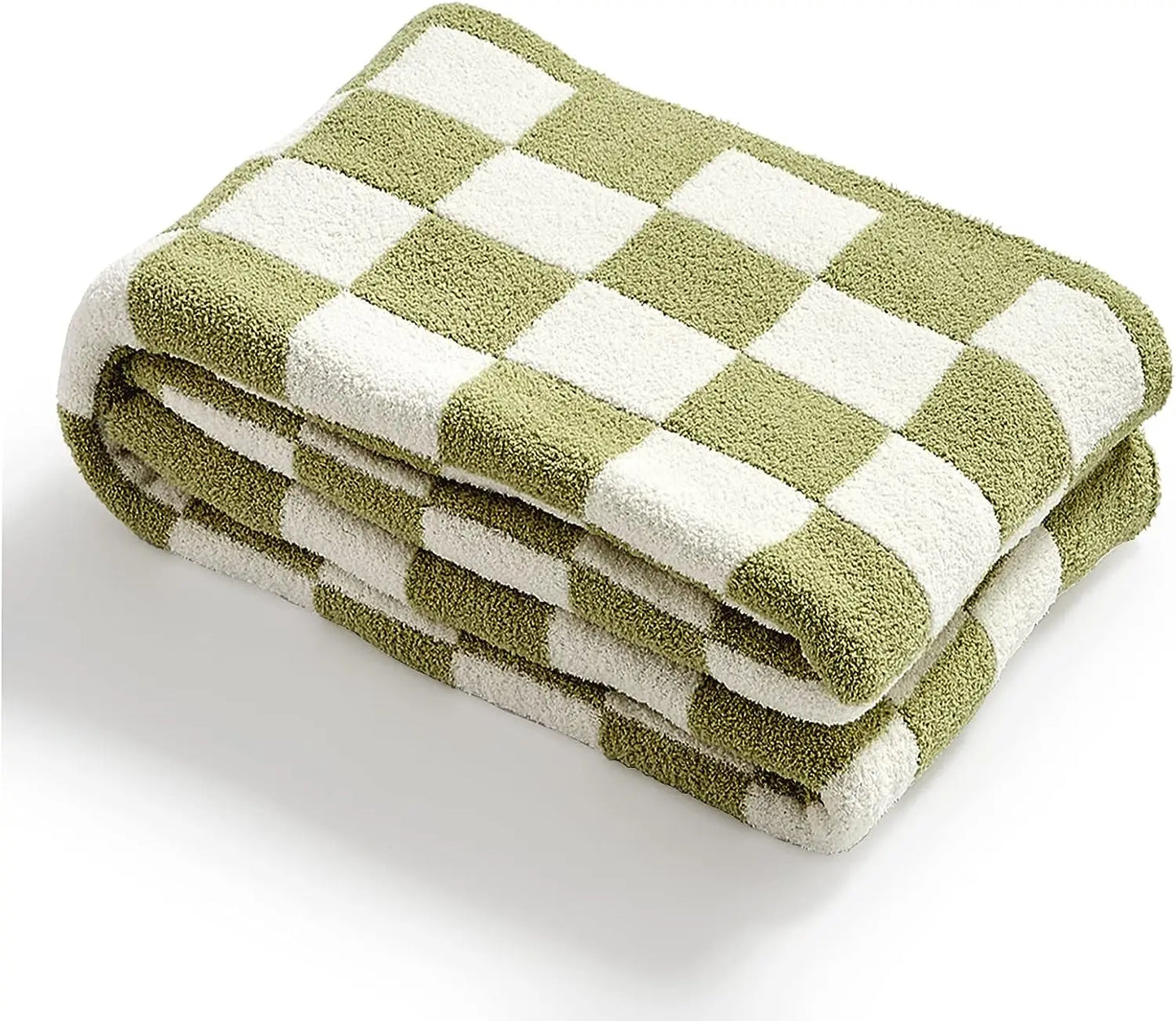 Checkerboard Grid Throw Blanket - Gingham Patterned Warmer Comfort Plush, Reversible Microfiber Cozy Decor for Home, Bed, and Couch ShopOnlyDeal