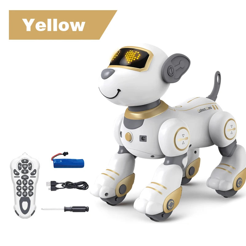 Intelligent Remote Control Robot Dog | Electronic Stunt Voice Command Programmable | Touch-Sense Music Song | Children's Toy for Boys ShopOnlyDeal