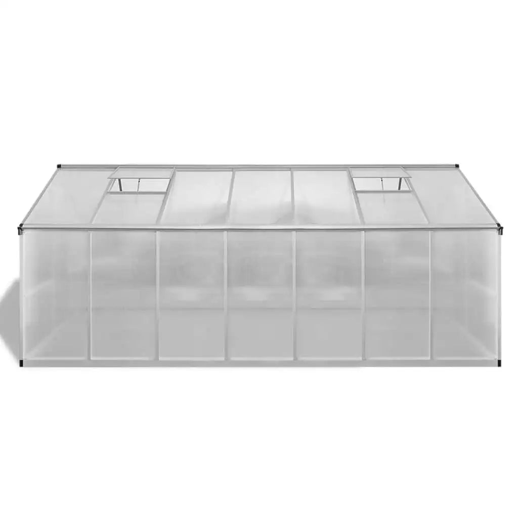 Aluminum Greenhouse Polycarbonate Walk-in Garden Greenhouse Kit with Adjustable Roof Vent ShopOnlyDeal