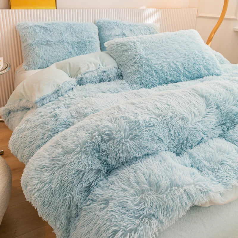 Long Shaggy Throw Blanket Bedding Sheet Large Size Warm Soft Thick Fluffy Sofa Sherpa Blankets Pillowcase Comforter Cover ShopOnlyDeal